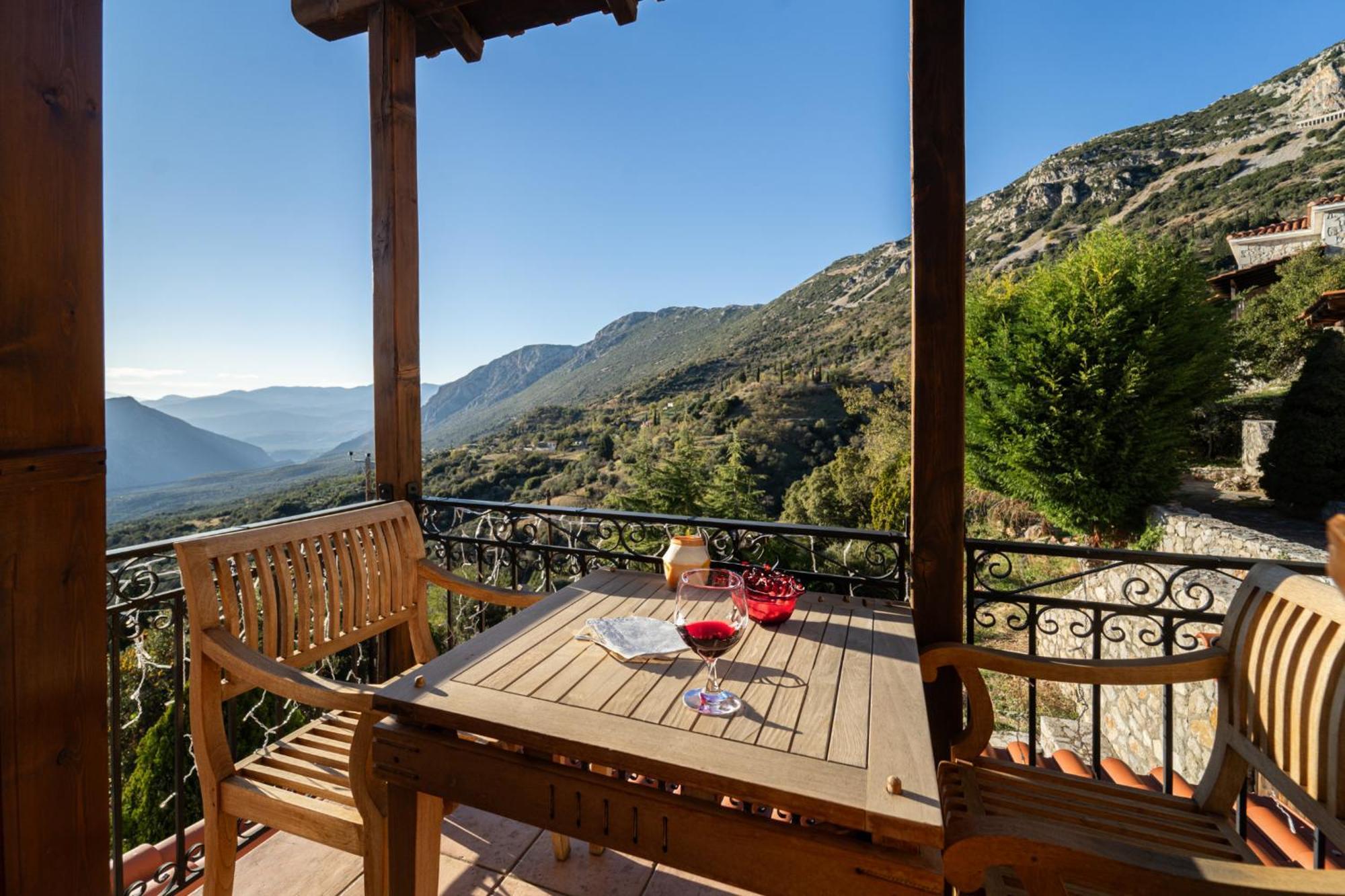 Rock Dandy Deluxe Chalet In Arachova - Delphi, Sauna, Prv Parking, Amazing View Esterno foto
