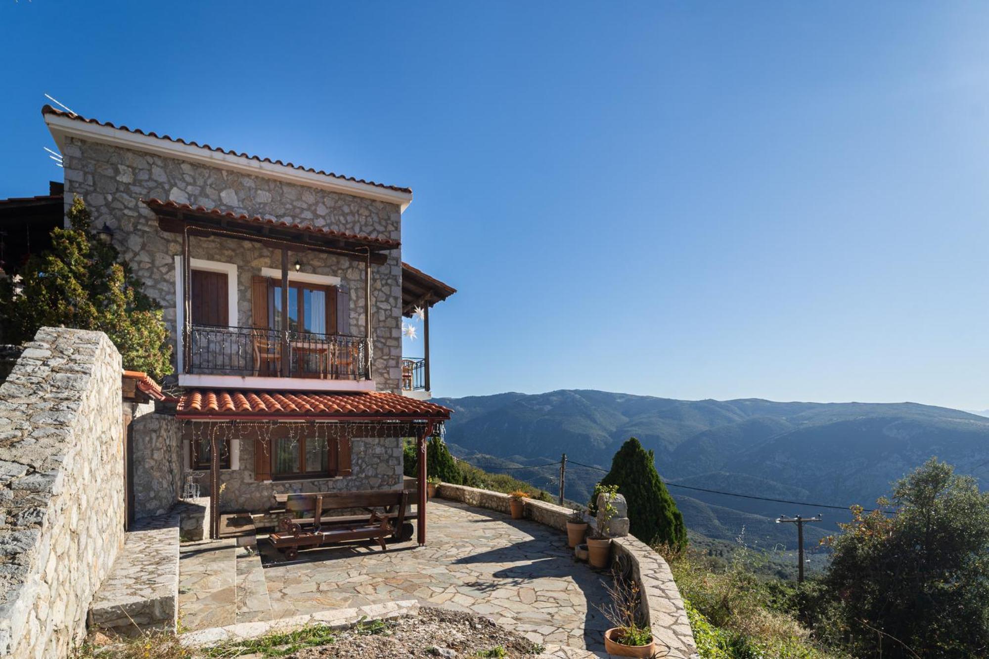 Rock Dandy Deluxe Chalet In Arachova - Delphi, Sauna, Prv Parking, Amazing View Esterno foto