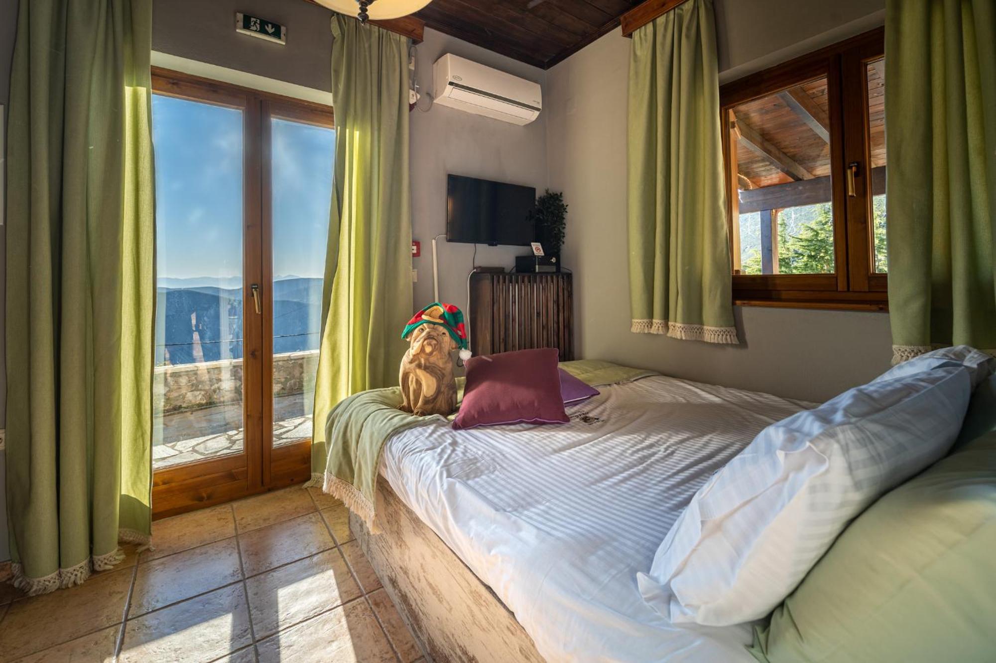 Rock Dandy Deluxe Chalet In Arachova - Delphi, Sauna, Prv Parking, Amazing View Esterno foto