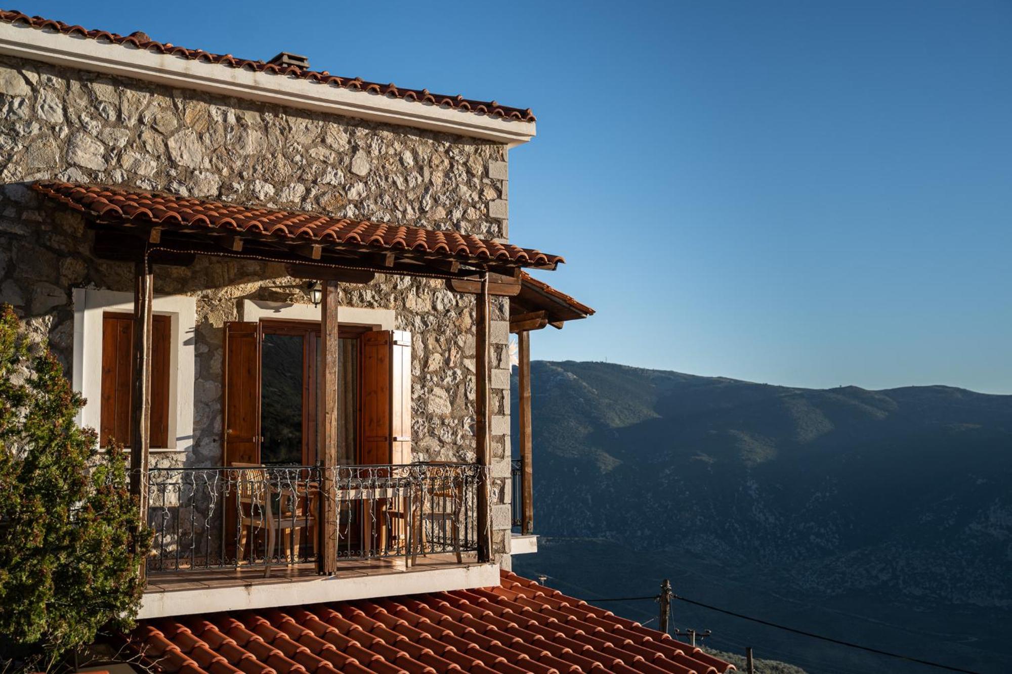 Rock Dandy Deluxe Chalet In Arachova - Delphi, Sauna, Prv Parking, Amazing View Esterno foto